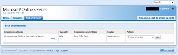 online services portal