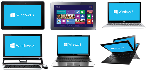 Windows 8 choices